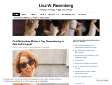 Tablet Screenshot of lisawrosenberg.com